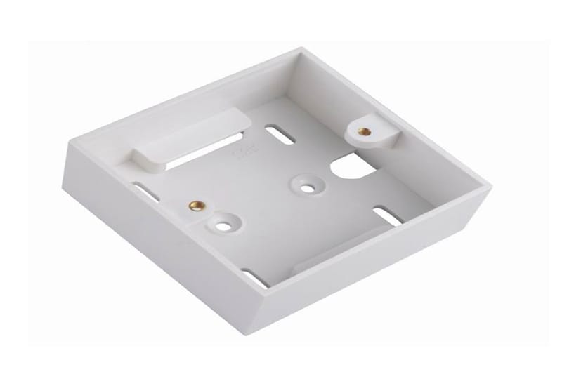Wall mounted back box, 86x86x36.8mm, white