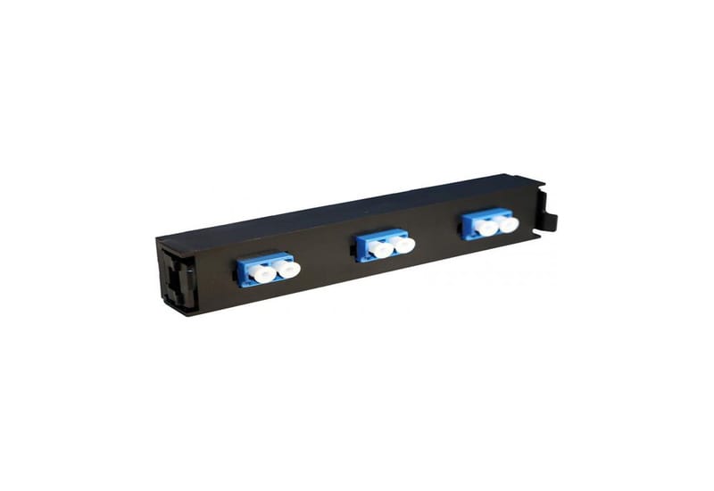 LCS³ fibre optic block - single-mode fibre optic block - LC duplex block for 6 single-mode fibre optics