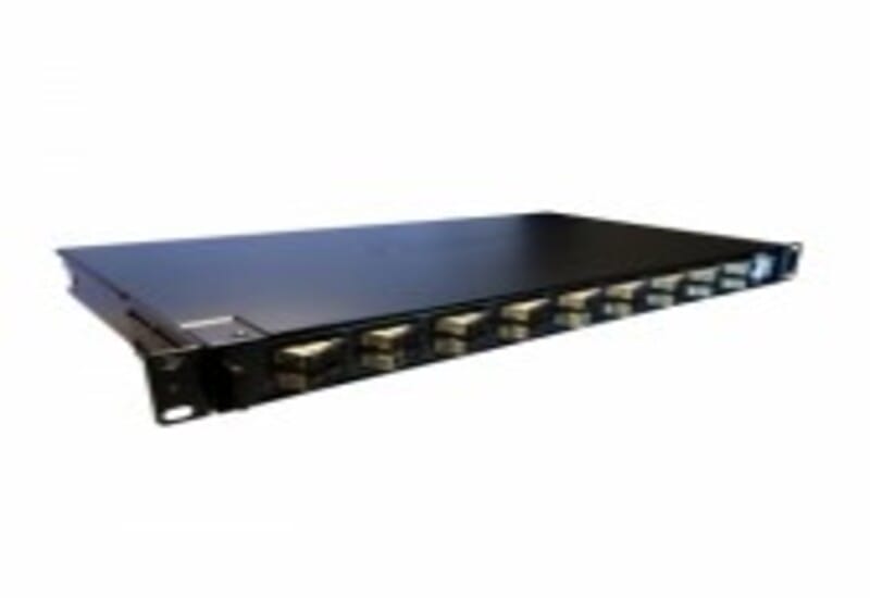 LCS³ equipped 19" optic drawer - sliding - 12 SC duplex single-mode connectors for 24 fibres