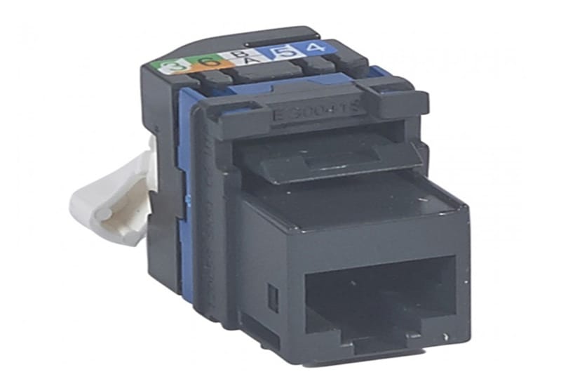 Keystone RJ 45 socket category 6 UTP fast crimping connection