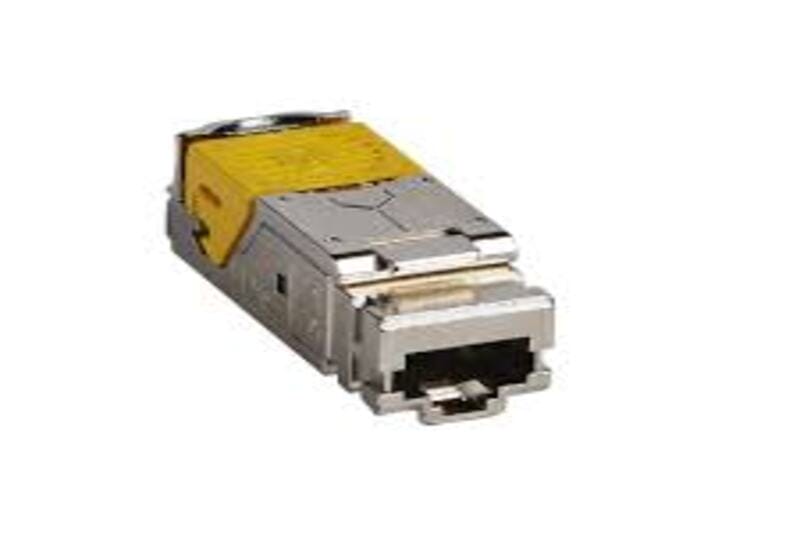 Set of 6 high density RJ 45 connectors for flat and angled panel LCS³ - Cat.6 A UTP