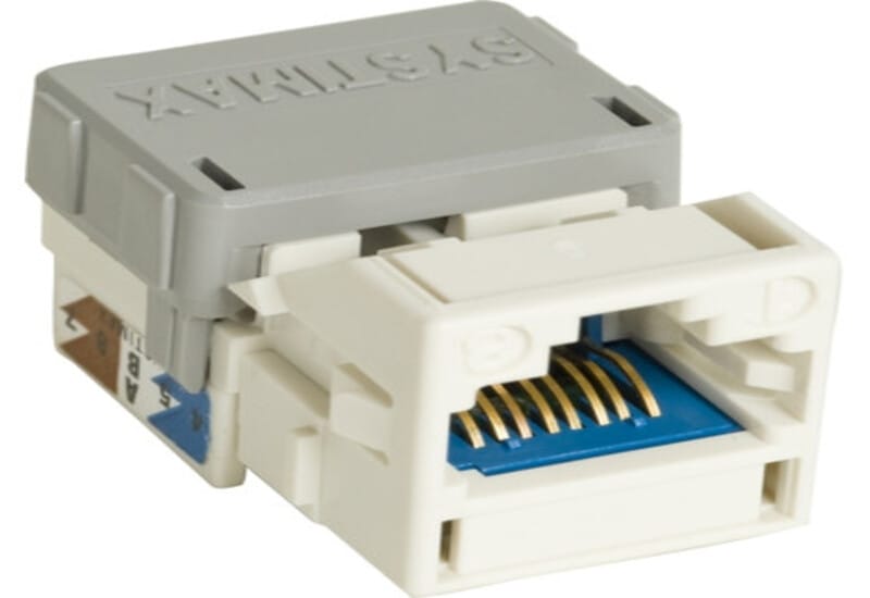 GigaSPEED XL® M-Series Modular Jack, RJ45, Cat6 Unshielded, White