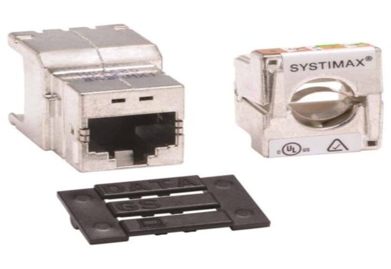 GigaSPEED X10D® HGS-Series Modular Jack, RJ45, Cat6A, Shielded, Silver