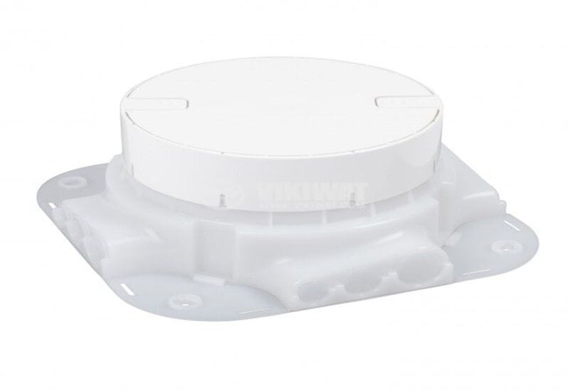 Auto-adjustable backbox for IP66 floor boxes - with cover