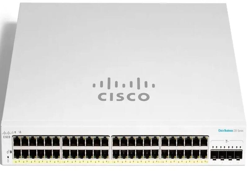 CBS220 Smart 48-port GE, 4x1G SFP