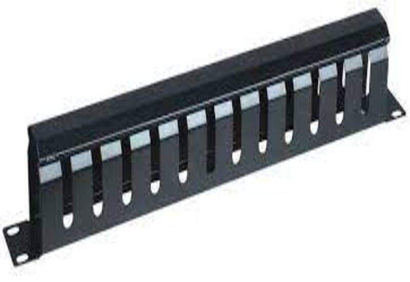 1U Space Panel-Manages cables on front of rack only Includes 40mmX40mm duct on front