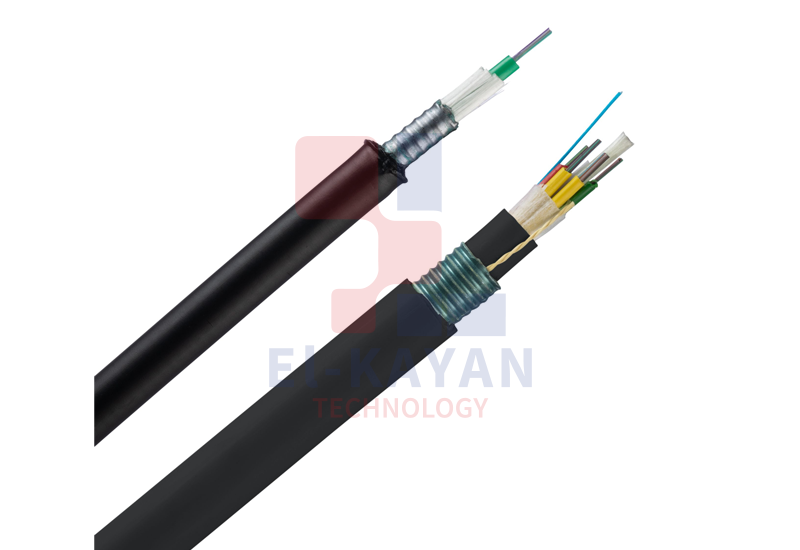 Armored Fiber Cable, SM, 4 Core